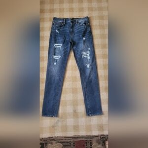 Distressed, skinny, Mens Jeans